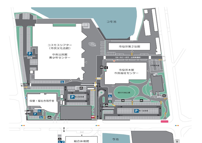 庁舎全体見取図