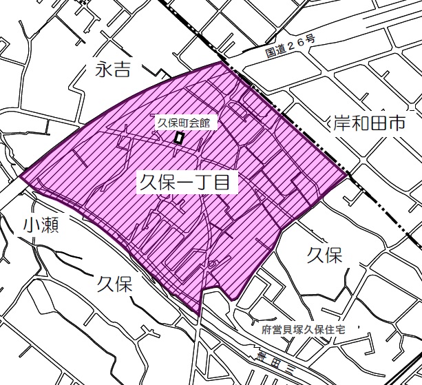 中町区域図